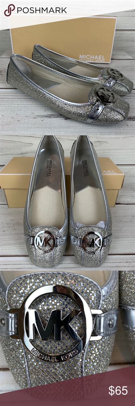 michael kors fulton moc silver glitter|Michael michael kors fulton moccasin + FREE SHIPPING.